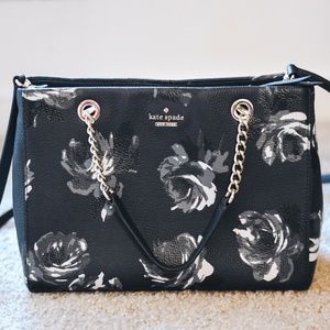 Kate Spade Blue Rose Purse